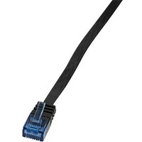 logilink-flachpatchkabel-rj45-u-utp-cat6-0-25m-schwarz