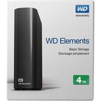 WD 8.9cm 4.0TB USB3.0 ELEMENTS   Desktop schwarz extern retail