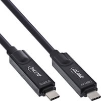 inline-usb-3-2-gen-2-aoc-kabel-usb-c-stecker-stecker-8k60hz-60w-schwarz-10m
